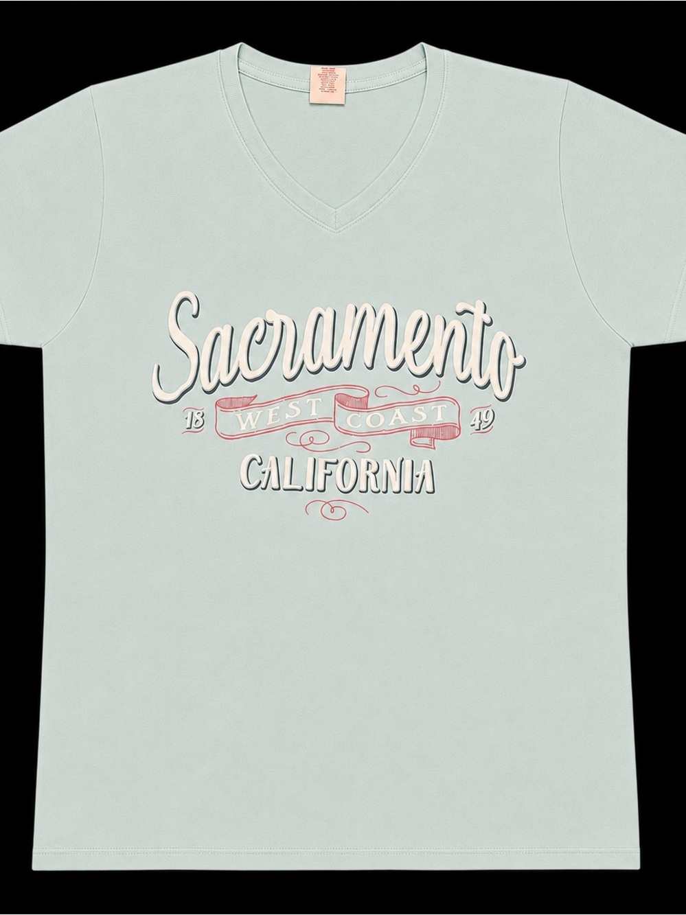 Sacramento California West Coast Graphic Tee | Gildan | Women’s Large